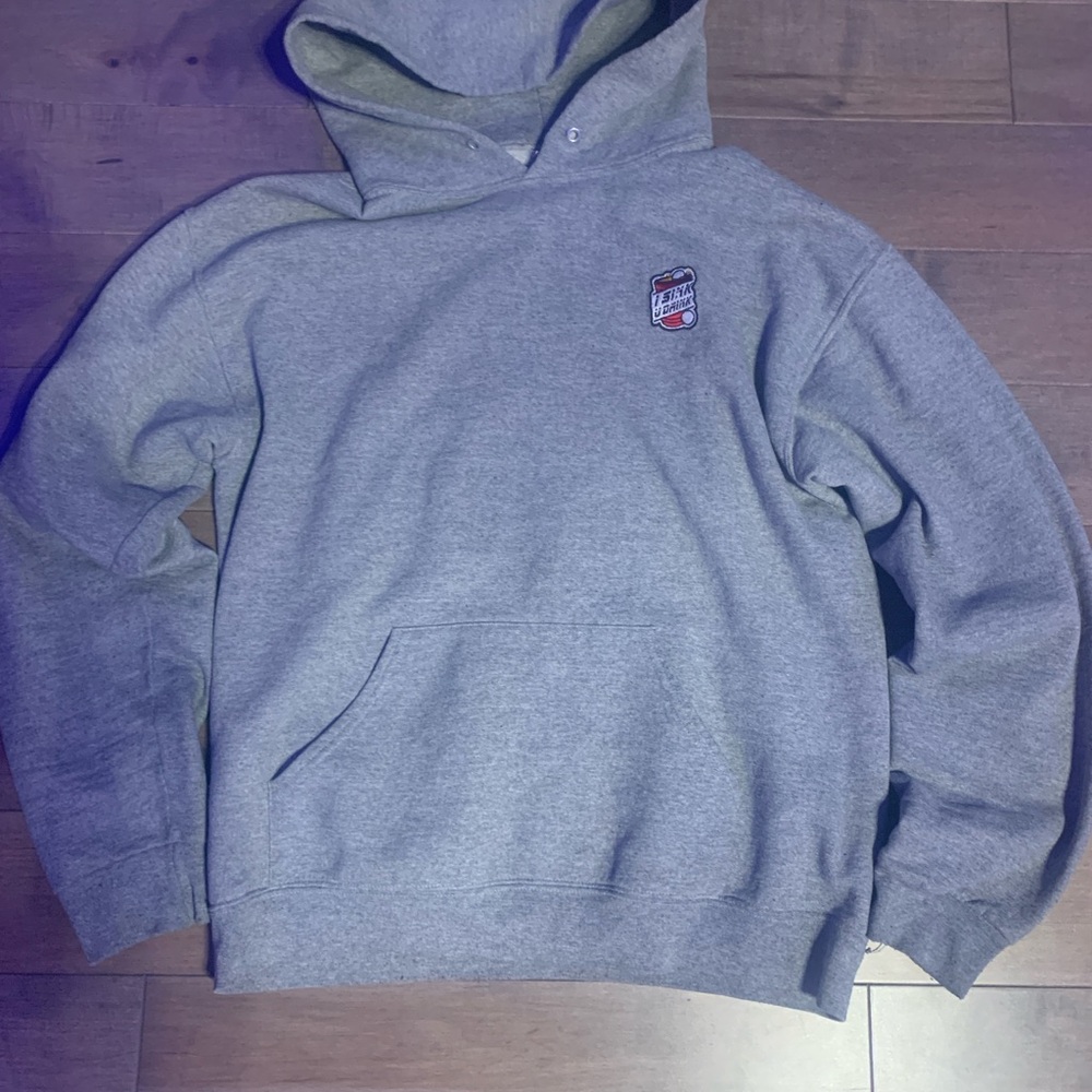 Gray Hoodie with Logo
